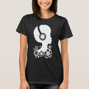 DJ African American Dance Mix Radio Disk Jockey De T-Shirt