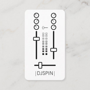 DJ-Anstellung Visitenkarte