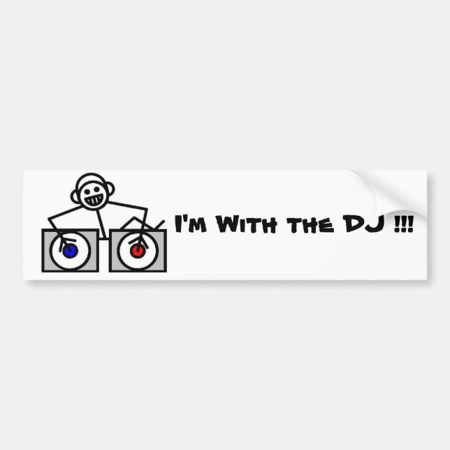 DJ-Autoaufkleber Autoaufkleber (Vorne)