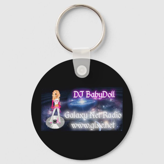 DJ BabyDoll Schlüsselanhänger (Vorderseite)