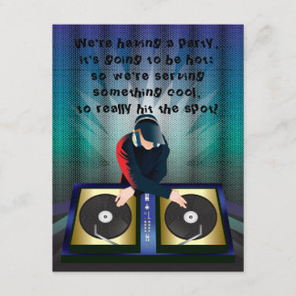 DJ Bachelor Bachelorette Surprise Invitation de la
