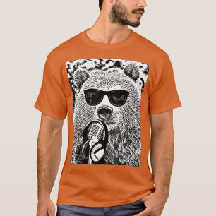 Dj Bear Shirt - Disco Shirt - Music Lover Shirt