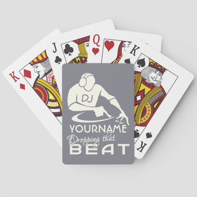 DJ benutzerdefinierte Spielkarten (Rückseite)