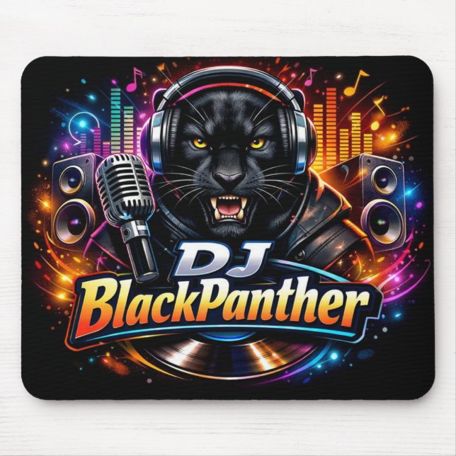 DJ BLACKPANTHER 2 MOUSEPAD (Vorne)