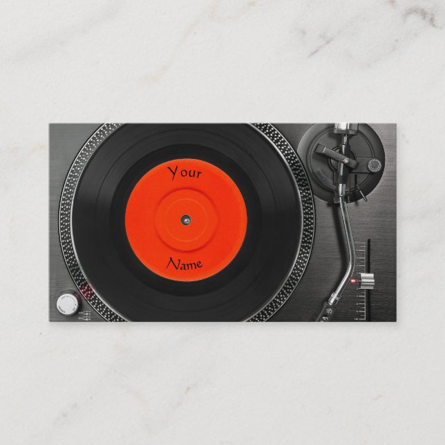 DJ Business Card Visitenkarte (Vorderseite)