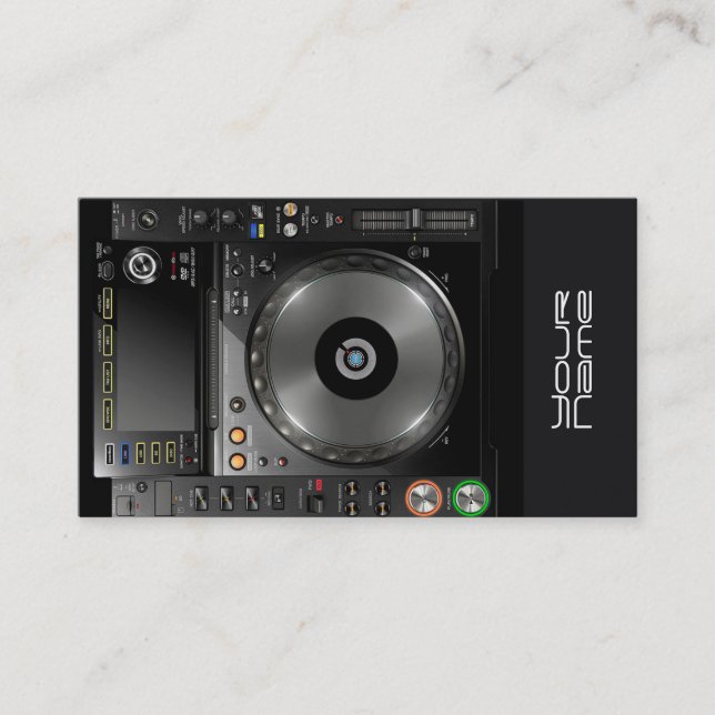 DJ Business Card Visitenkarte (Vorderseite)