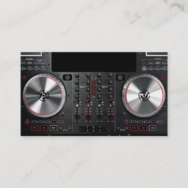 DJ Business Card Visitenkarte (Vorderseite)