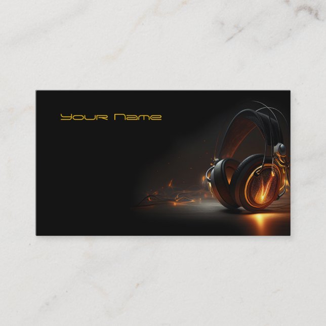 DJ Business Card Visitenkarte (Vorderseite)
