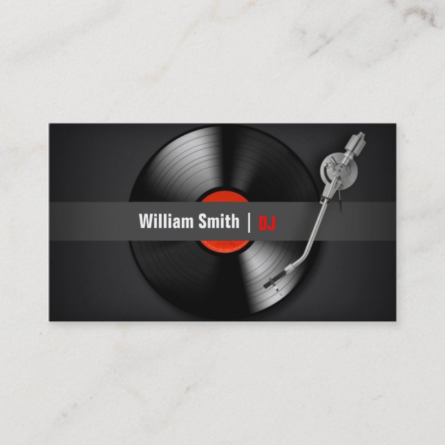 Dj Business card Visitenkarte (Vorderseite)