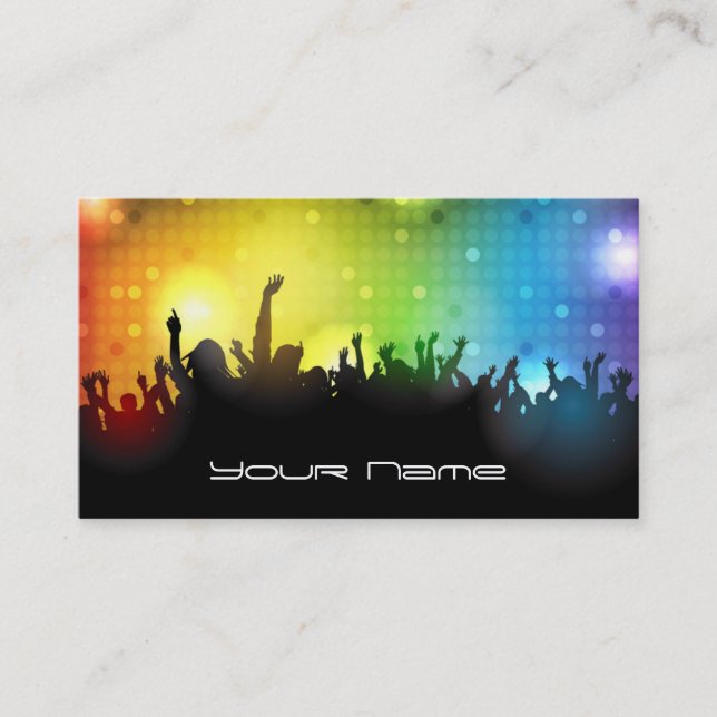DJ Business Card Visitenkarte (Vorderseite)
