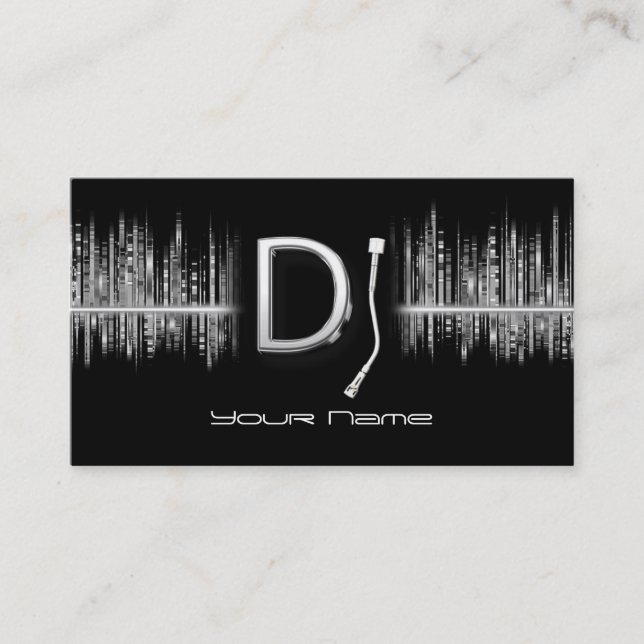DJ Business Card Visitenkarte (Vorderseite)
