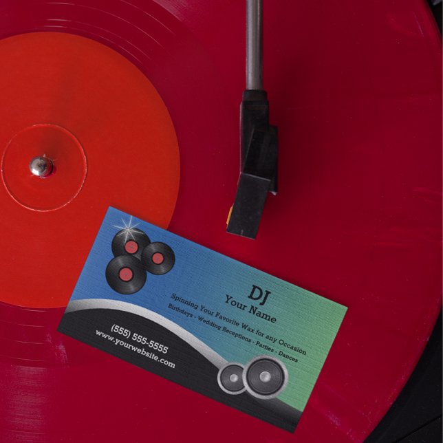 DJ BUSINESS CARD VISITENKARTE (Von Creator hochgeladen)