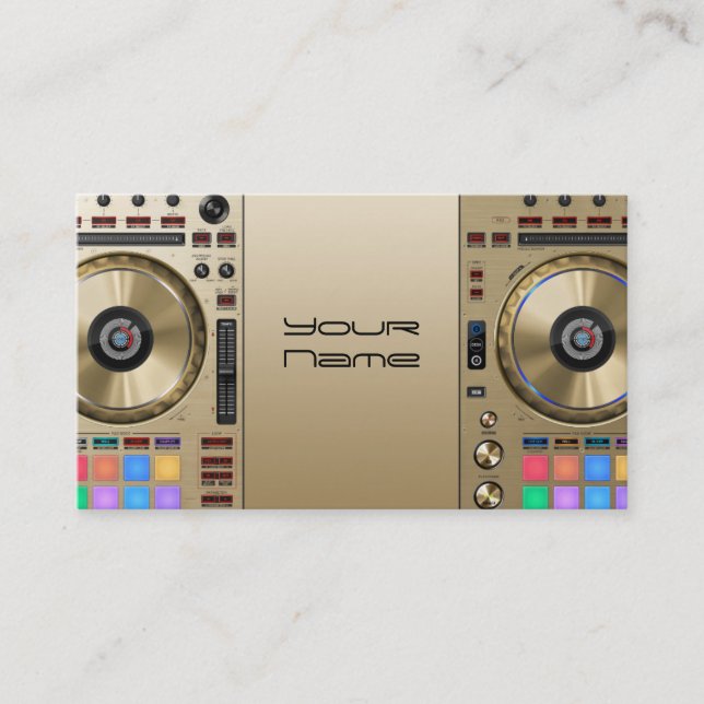 DJ Business Card Visitenkarte (Vorderseite)