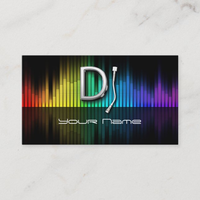 DJ Business Card Visitenkarte (Vorderseite)