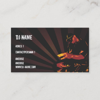 Dj Business card Visitenkarte