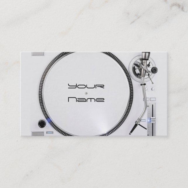 DJ Business Card Visitenkarte (Vorderseite)