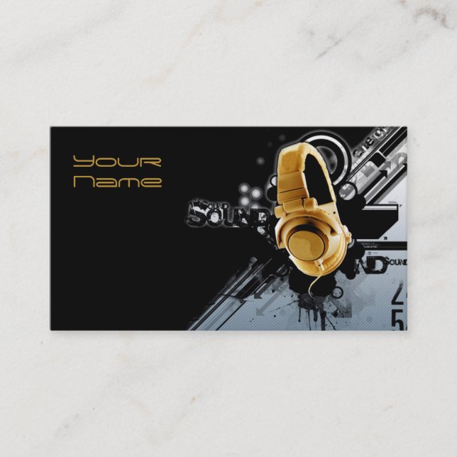 DJ Business Card Visitenkarte (Vorderseite)