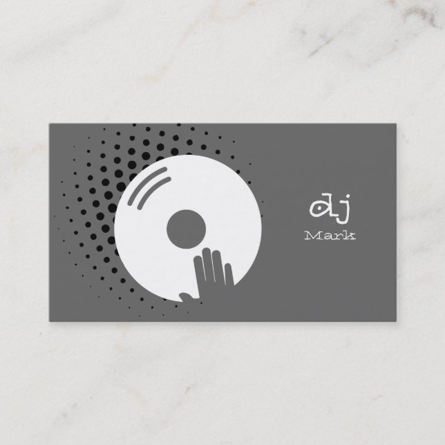 DJ Business CARDS Visitenkarte (Vorderseite)