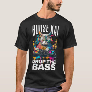 DJ Cat EDM Rave-Outfits Vaporwave-Kleidung Dub Tec T-Shirt