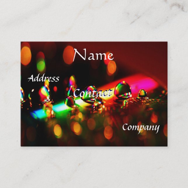 DJ CD Business Card I Visitenkarte (Vorderseite)