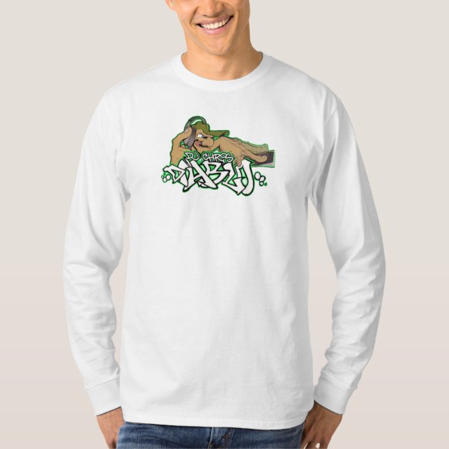 DJ CHRIS DIABLO LOGO 2 LONG SLEEVE T-Shirt (Vorderseite)