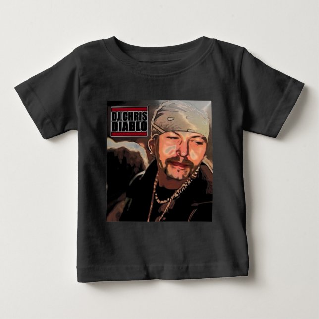 DJ CHRIS DIABLO - RASTA BABY T-SHIRT (Vorderseite)