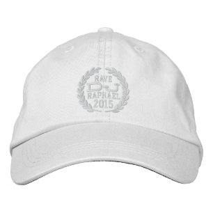 DJ Classic Laurels to Personalize Name Event Year! Bestickte Kappe