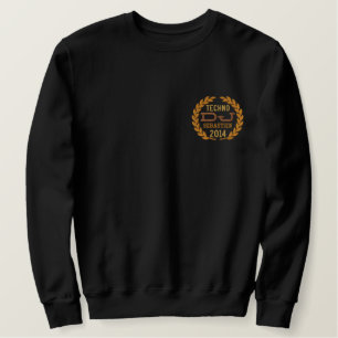 DJ Classic Laurels zum Personalisieren von Stilnam Besticktes Sweatshirt