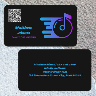 DJ Custom QR Code Visitenkarte