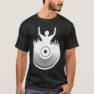 Dj Dance Mix Radio Disk Jockey Deejay Djing Spinni T-Shirt