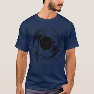 DJ Disk Zeichnend T-Shirt
