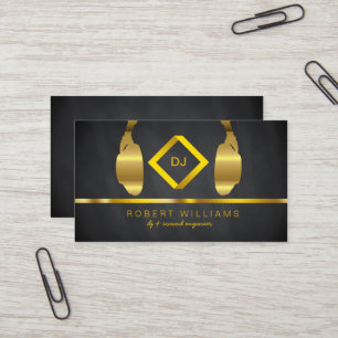 DJ-Diskjockey-berufliche Visitenkarte
