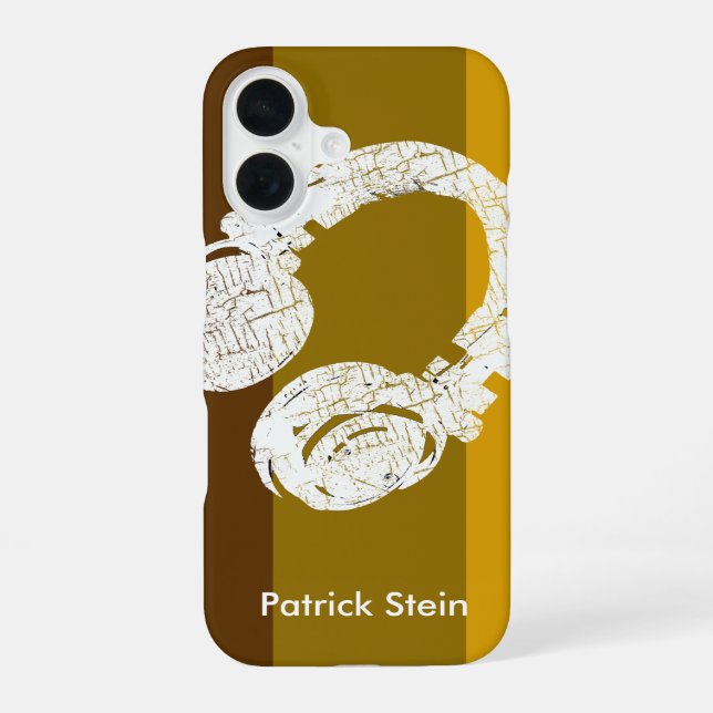 DJ/Diskjockey/Deejay iPhone 16 Hülle (Rückseite)