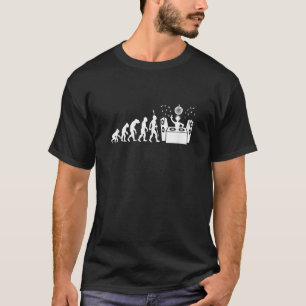 DJ-Drehteller Disco-Musik 80er Deejay Disc-Jockey T-Shirt