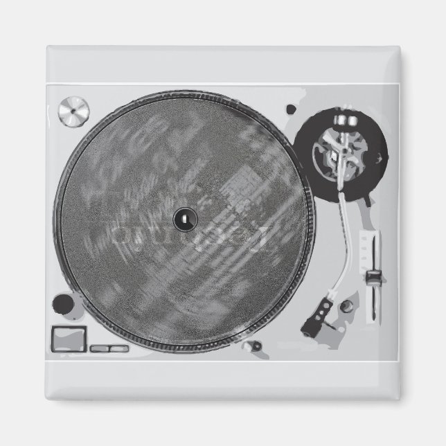 DJ-Drehteller Magnet (Vorne)