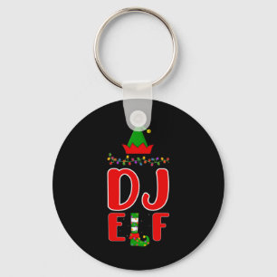 Dj Elf Matching Family Lighting Weihnachten Schlüsselanhänger