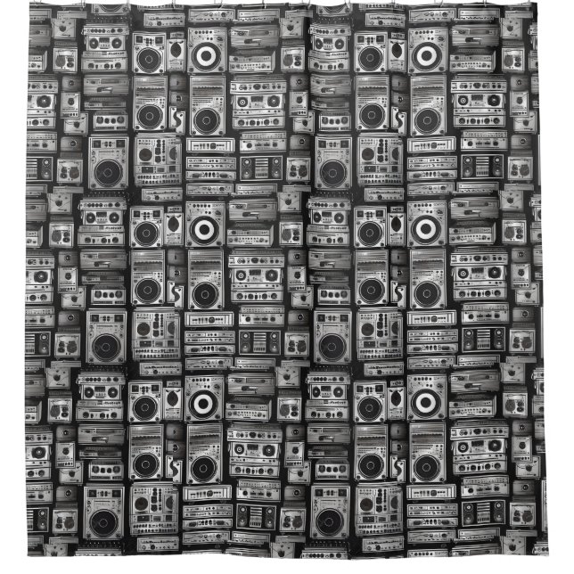 Dj Equipment Showvorhang 1 Duschvorhang (Vorderseite)