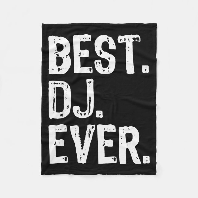 Dj Ever Funny Gift Christmas  Fleecedecke (Vorderseite)