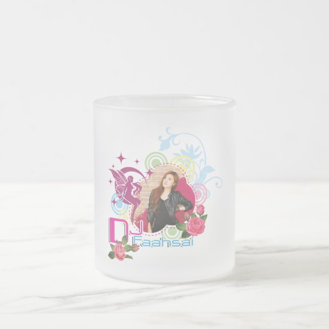 Dj Faahsai Glasbecher Mattglastasse (Mittel)
