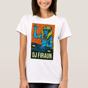 DJ Firaun in Action - Klassische Pop-Art T-Shirt