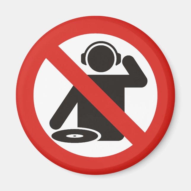 DJ-Freizone Magnet (Vorne)