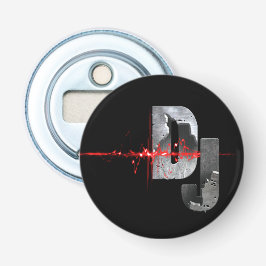 DJ. Fühlen Sie den Musik-T - Shirt-Schlüsselanhäng Flaschenöffner