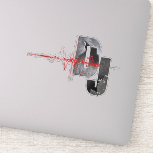 DJ. Fühlen Sie die Musik Aufkleber (Detail)