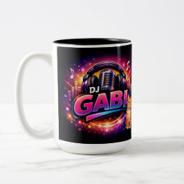 DJ GABI 2 Two-Tone COFFEE MUG Zweifarbige Tasse