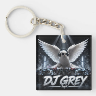 DJ GREY DOPPELSEITIG SCHLÜSSELANHÄNGER