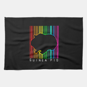 DJ Guinea Pig Techno Edm Animal Rave Star Rainbow Geschirrtuch