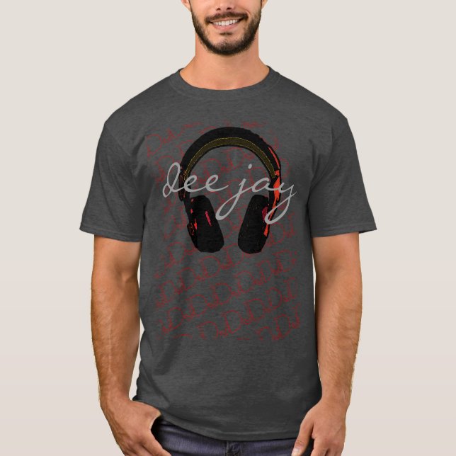 dj Headphone fashion music T-Shirt (Vorderseite)