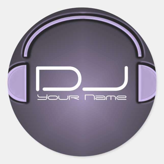DJ Headphone Sticker (Vorderseite)