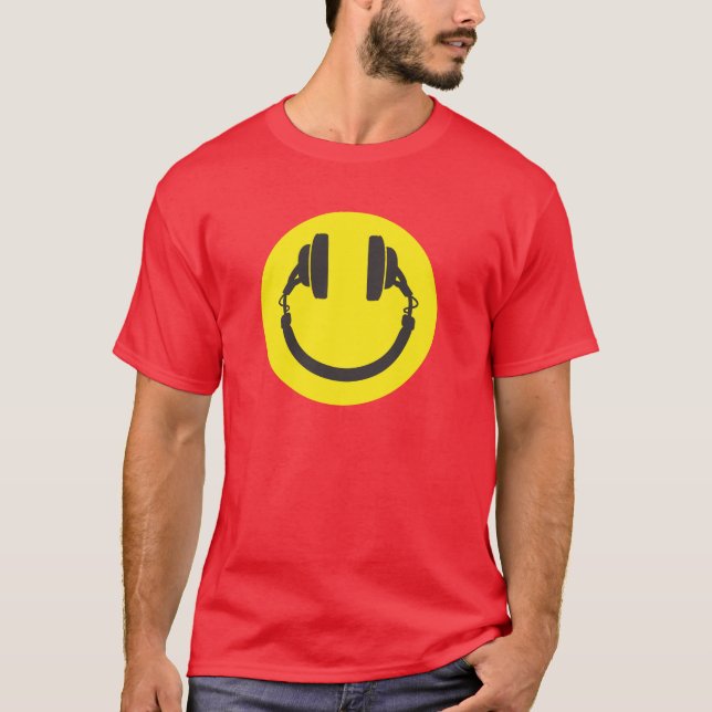 DJ Headphones T-Shirt (Vorderseite)