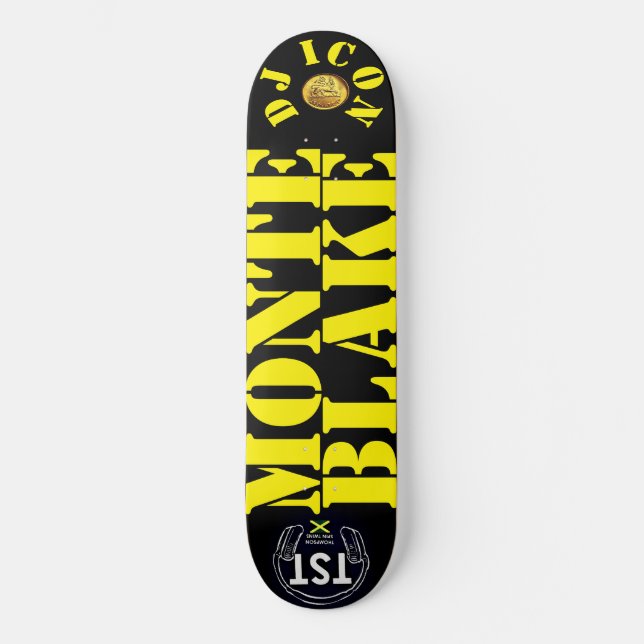 DJ ICON MONTE BLAKE 8 1/4" Skateboard Deck (Vorderseite)